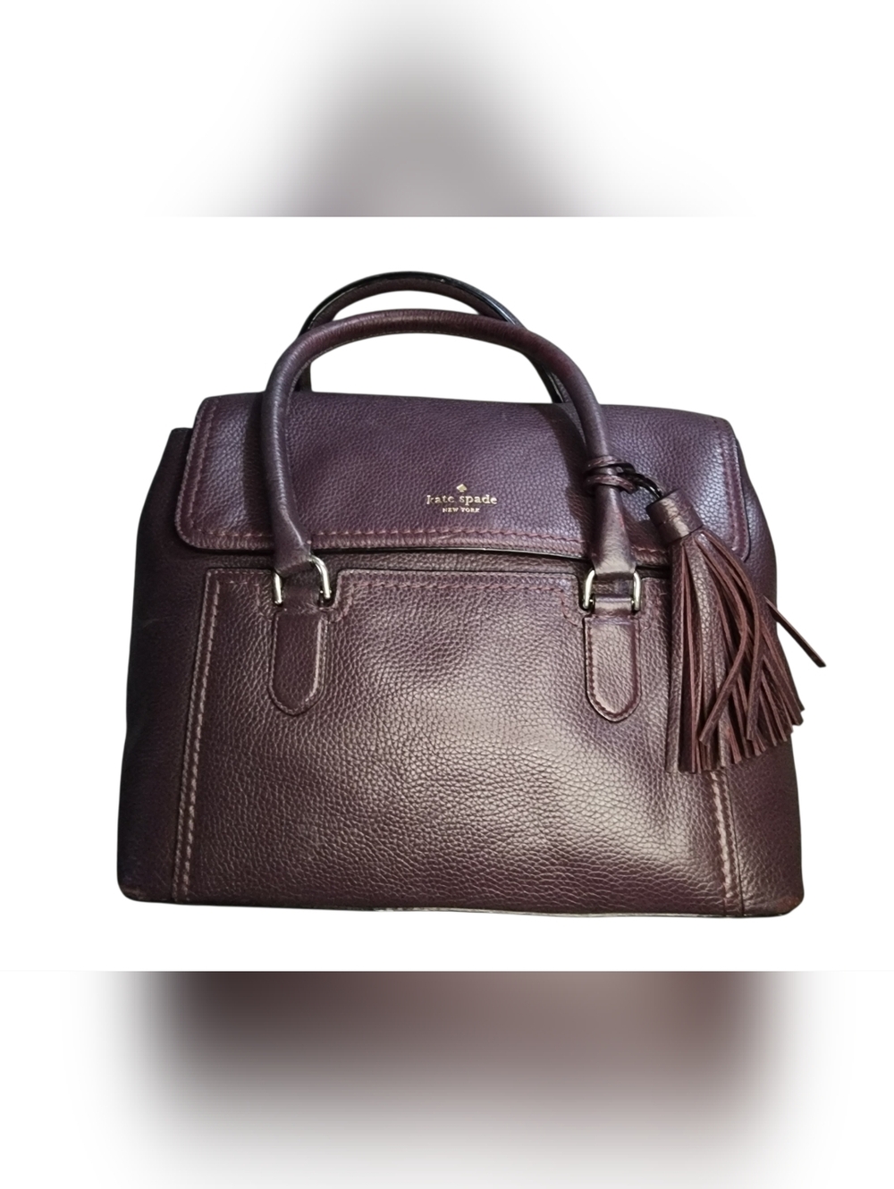 Kate Spade New York McCall Street "Nicole" Satchel In Plum - Picture 1 of 11